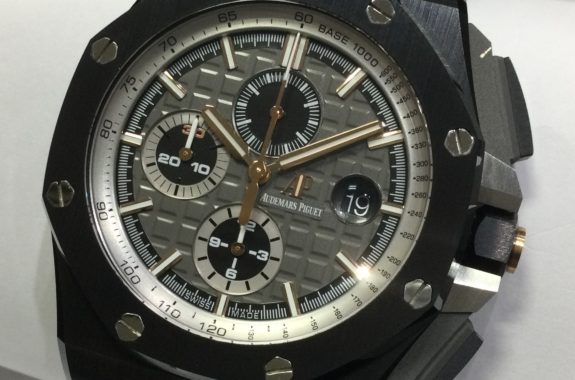 オーデマピゲ ロイヤルオーク オフショアクロノ プライドオブジャーマニー 26415ce 00 A002ca 01 グレー 黒目 大黒屋時計館中野店
