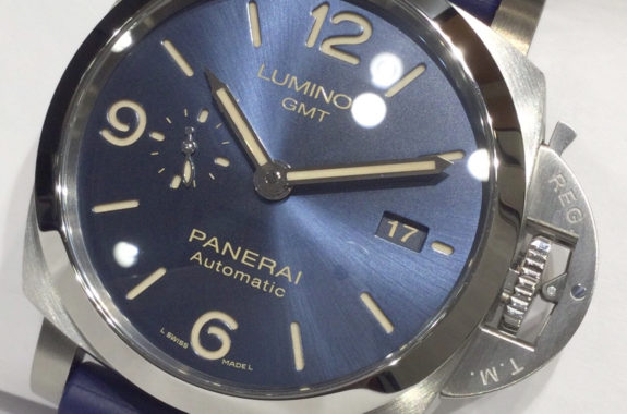パネライ ルミノール 1950 GMT PAM01033 PANERAI 腕時計 ブルー文字盤