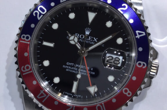 ROLEX ロレックス 16710 GMTマスターⅡ P番 ギャランティ ㊸